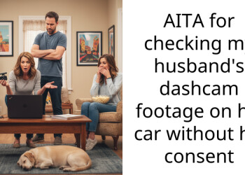 AITA for checking my husband’s dashcam footage on his car without his consent