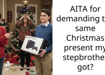 Teen Asks The Reddit Community If He Was Wrong For Demanding The Same Christmas Gift That His Stepbrother Got