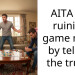 AITA for ruining game night by telling the truth?