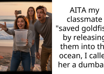 Redditor Gets Termed A Bully For Rudely Correcting Cla*smate Who “Saves Goldfish” By Releasing Them Into The Ocean