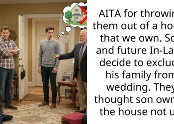 Dad Evicts His Own Son, Future Daughter-In-Law, And Her Family When They Bar Him And His Wife From Their Wedding