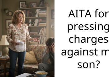 AITA for pressing charges against my son?