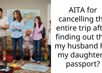 AITA for cancelling the entire trip after finding out that my husband hid my daughter’s pa*sport?