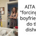 AITA for “forcing” my boyfriend to do the dishes?