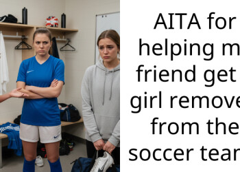 AITA for helping my friend get a girl removed from the soccer team?
