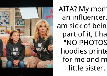My Mom Makes Money Posting My Life Online So I Started Wearing A Hoodie That Says No