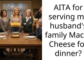 First-time Mom Who Just Gave Birth Accused Of Being Disrespectful After Serving Her Husband’s Family Mac ‘N Cheese When They Visited Unannounced