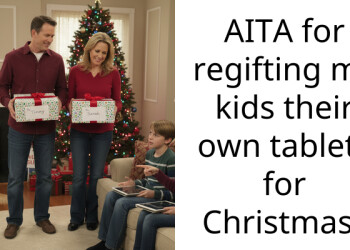 AITA for regifting my kids their own tablets for Christmas?