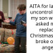 AITA for laughing uncontrollably at my son when he asked me to replace a Christmas gift he broke out of anger?