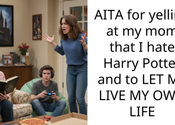 Teen Fed Up With Parents’ Extreme Harry Potter Obsession, Yells At Mom And Asks For A Normal Life
