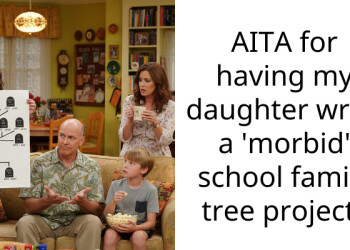 Mother Asks If She Was Wrong For Traumatizing Kindergartners By Making “Morbid” Family Tree Project For Her Child