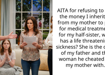 Redditor Gets Guilt-Tripped By Own Father For Not Wanting To Use Their Deceased Mother’s Money To Pay For The Hospital Bills Of His Affair Child