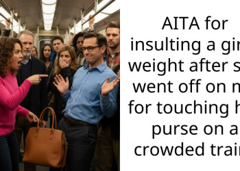 I told a rude girl she needed two seats to fit and now the whole train is judging me