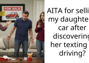 AITA for selling my daughter’s car after discovering her texting & driving?
