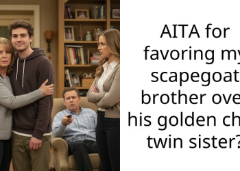 AITA for favoring my scapegoat brother over his golden child twin sister?