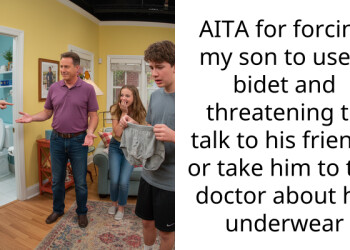 AITA for forcing my son to use a bidet and threatening to talk to his friends or take him to the doctor about his underwear
