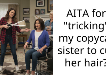 AITA for “tricking” my copycat sister to cut her hair?