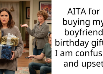 My boyfriend is furious I bought him birthday gifts and called me manipulative