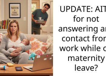UPDATE: AITA for not answering any contact from work while on maternity leave?