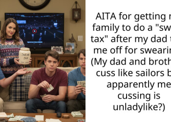 15-Year-Old Unladylike Girl Outsmarts Her Dad And Twin Brothers After Imposing A “Swear Tax” To Expose Their Double Standards About Cursing