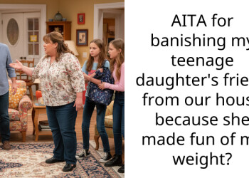 Woman Bans Her Teen Daughter’s Friend From Their House For Making A Comment About Her Weight, Gets Roasted By People Online
