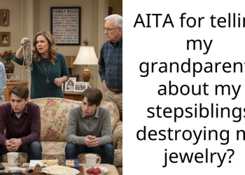 AITA for telling my grandparents about my stepsiblings destroying my jewelry?