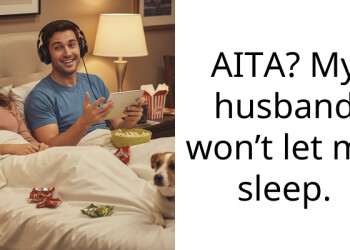 AITA? My husband won’t let me sleep.