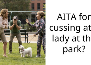 AITA for cussing at a lady at the park?