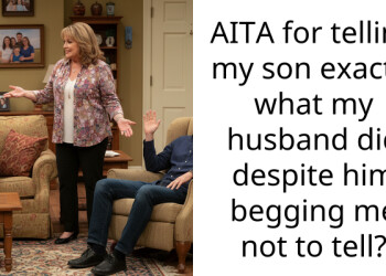 AITA for telling my son exactly what my husband did despite him begging me not to tell?