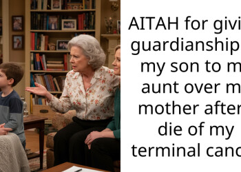 AITAH for giving guardianship of my son to my aunt over my mother after I die of my terminal cancer