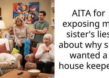 AITA for exposing my sister’s lies about why she wanted a house keeper?