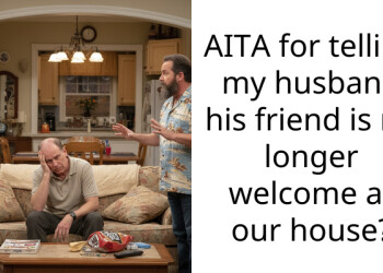 AITA for telling my husband his friend is no longer welcome at our house?