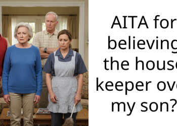 AITA for believing the house keeper over my son?