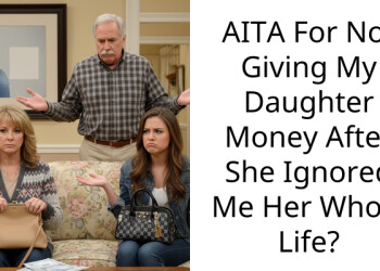AITA For Not Giving My Daughter Money After She Ignored Me Her Whole Life?