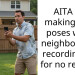 Annoyed Man Strikes Some Silly S*xy Poses Because His Nosy Neighbor Won’t Stop Filming Him, Ends Up Being Called A Creep