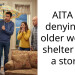 AITA for denying an older woman shelter from a storm?