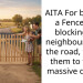 Man Called Out By Neighbors For Building Fence Around His Large Property, Which They Used As Shortcut And Parking