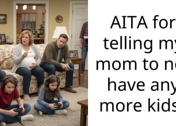 AITA for telling my mom to not have any more kids?