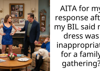AITA for my response after my BIL said my dress was inappropriate for a family gathering?