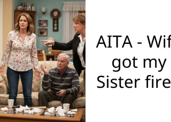 AITA – Wife got my Sister fired