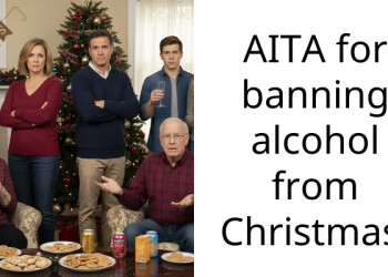 Woman Hosts Christmas Party But Bans Alcohol Because Her Father Was An Alcoholic – So Family Decides Not To Attend