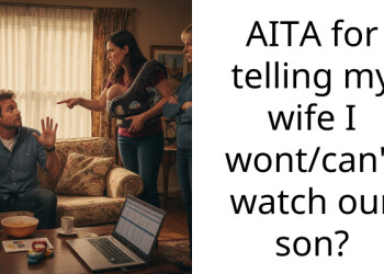 AITA for telling my wife I wont/can’t watch our son?