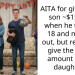 AITA for giving my son ~$15,000 when he turned 18 and moved out, but refuse to give the same amount to my daughter?