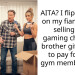 AITA? I flipped out on my fiancèe for selling the gaming chair my brother gifted me to pay for her gym membership.