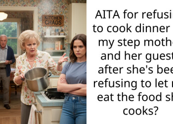 Teenager’s Stepmom Upset After He Declines To Cook For Her Following A Family Emergency, Despite Her Not Allowing Him To Eat The Food She Prepares