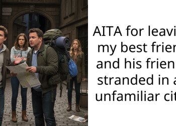 AITA for leaving my best friend and his friends stranded in an unfamiliar city?