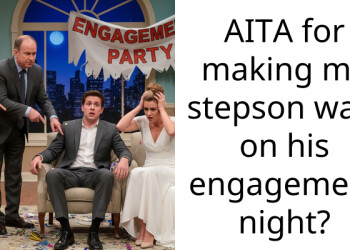AITA for making my stepson walk on his engagement night?