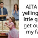 AITA for yelling at a little girl to get out of my face