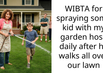 Man Hoses Kid To Keep Him Off His Lawn, It Turns Into Daily Routine And A Wholesome Friendship