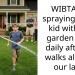 Man Hoses Kid To Keep Him Off His Lawn, It Turns Into Daily Routine And A Wholesome Friendship